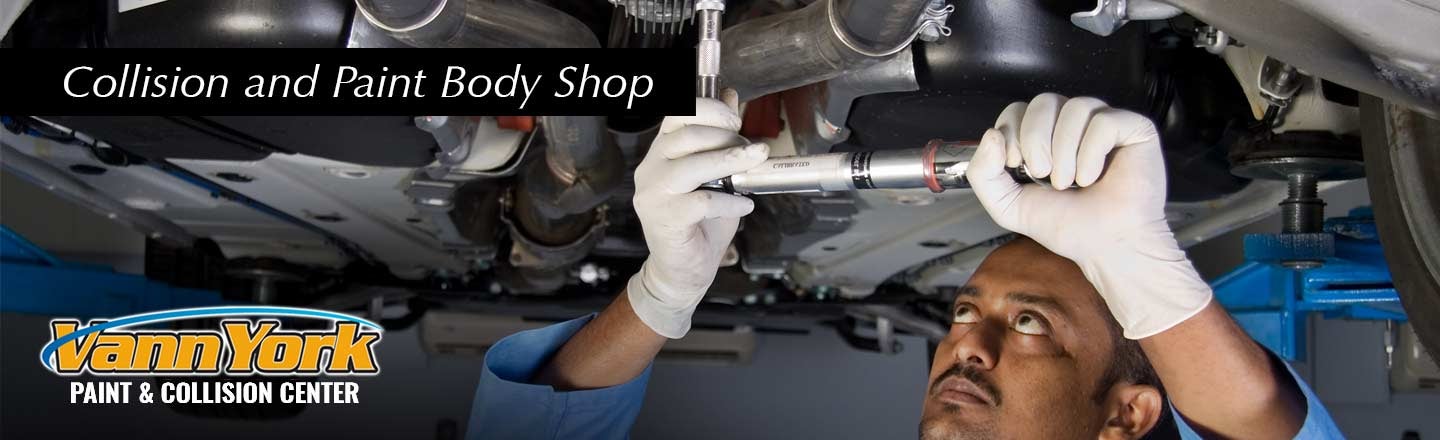collision and paint body shop banner