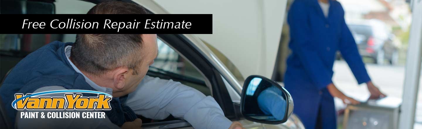free collision repair estimates banner